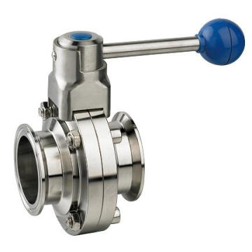 Hygenic Lever Handle Clamp Butterfly Valve DN65